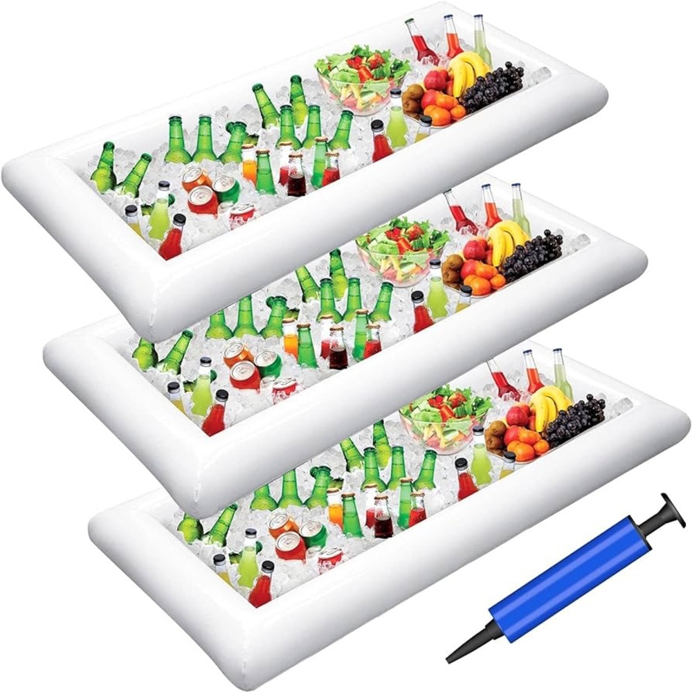 Jasonwell inflatable serving bar for pool 3 pcs.  new